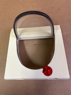 1 kattenluik kleur wit., Dieren en Toebehoren, Katten-accessoires, Ophalen, Zo goed als nieuw