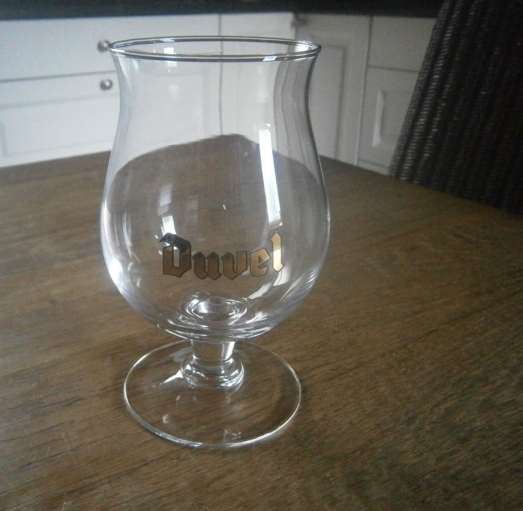 20 Duvel glazen 33 cl gouden letters, Enlèvement ou Envoi, Neuf, Verre ou Verres, Duvel