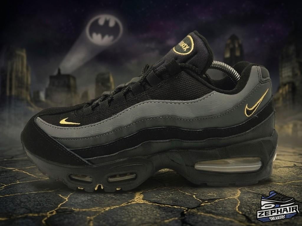 Nike Air Max 95 Big Bubble 'Batman' EU42 2025, Enlèvement ou Envoi, Nike, Porté, Baskets