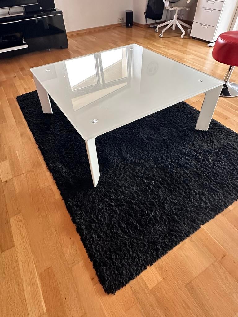 Table basse et tapis, Huis en Inrichting, Tafels | Salontafels, Glas, Ophalen
