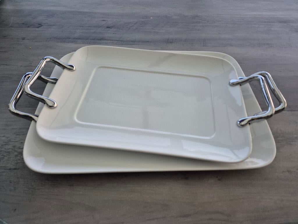 2 grote porseleinen schalen, Huis en Inrichting, Woonaccessoires | Dienbladen, Ophalen of Verzenden