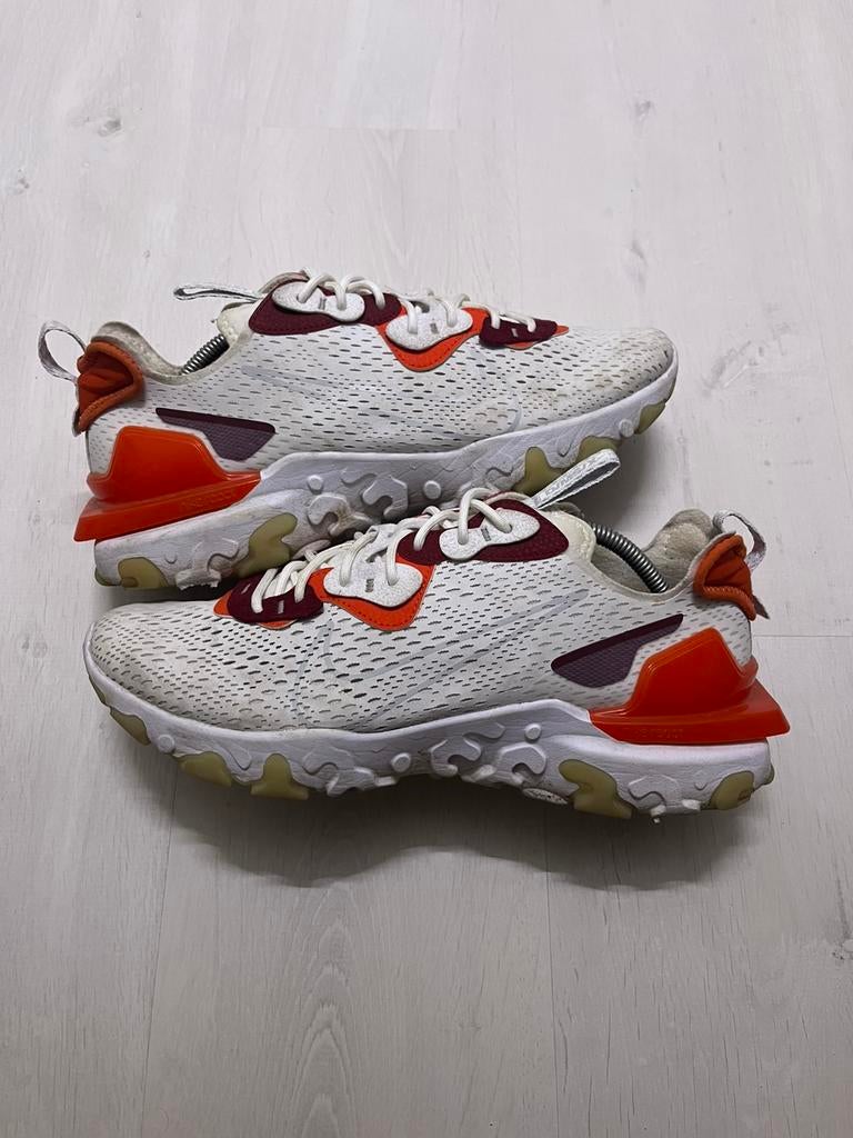 Nike React Vision ‘White Team Red’ - Wit Rood - Maat EU 46, Vêtements | Hommes, Chaussures, Enlèvement ou Envoi, Porté, Blanc