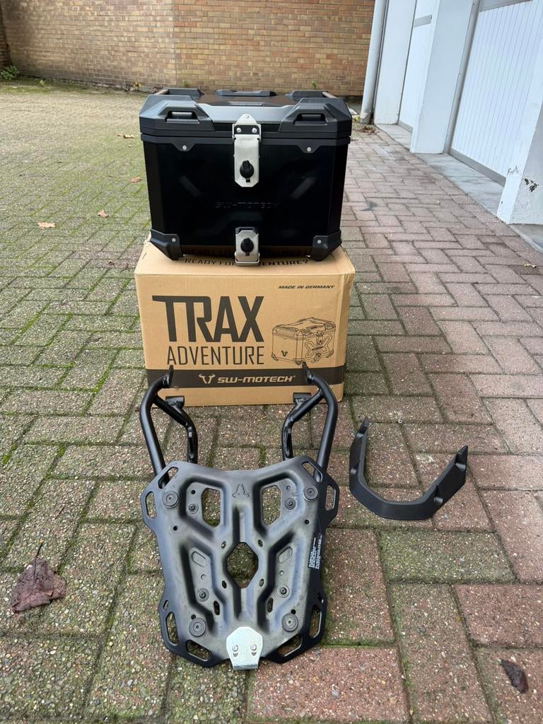 BMW R1300 GS MOTECH TOPKOFFER EN DRAGER, Motoren, Ophalen, Zo goed als nieuw