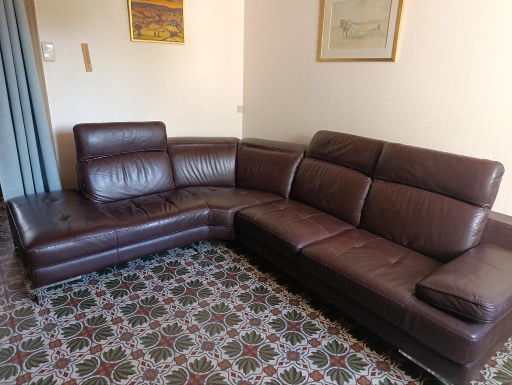 Hoeksalon leder 280 x 230cm, Ophalen