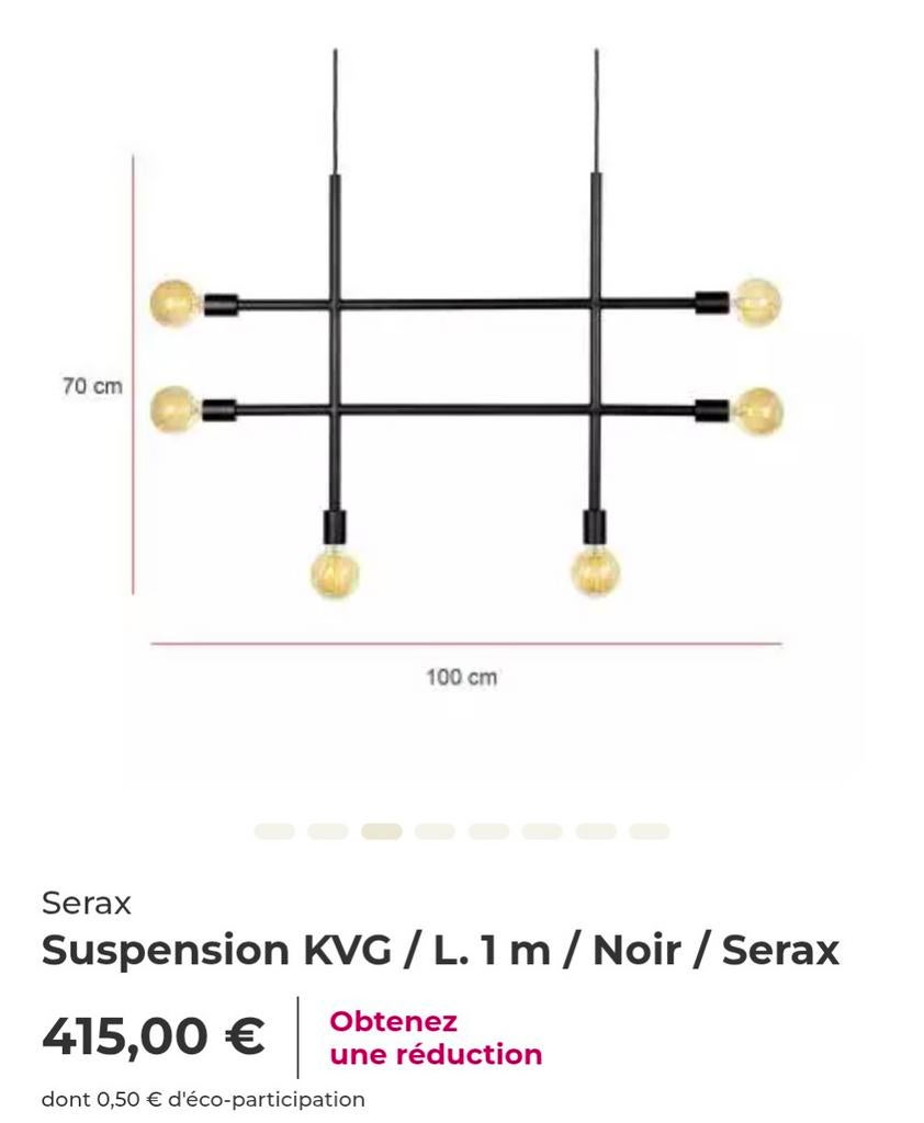 Luminaire neuf industriel valeur 415 euros, Maison & Meubles, Lampes | Suspensions, Enlèvement ou Envoi