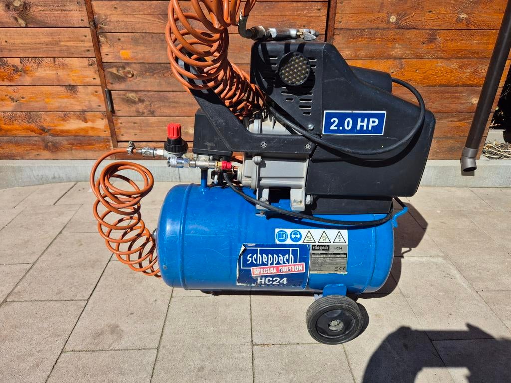 Compressor van 24 l 8 bar