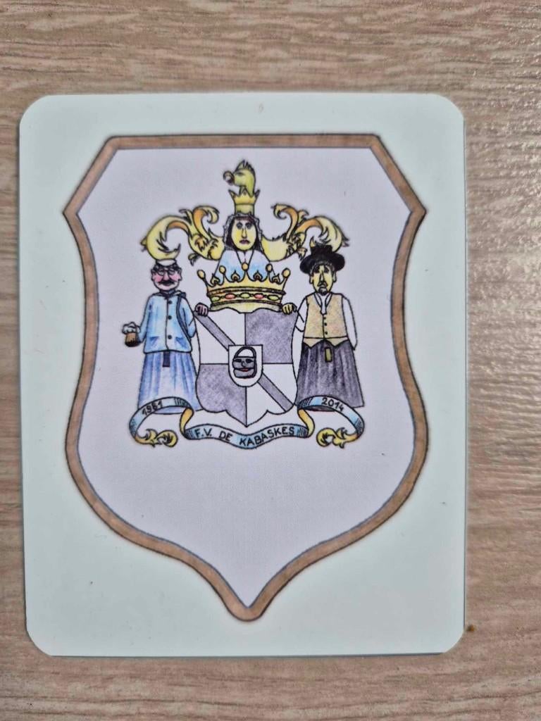 Carnaval pin Belsele FV De Kabaskes 2014, Collections, Enlèvement ou Envoi