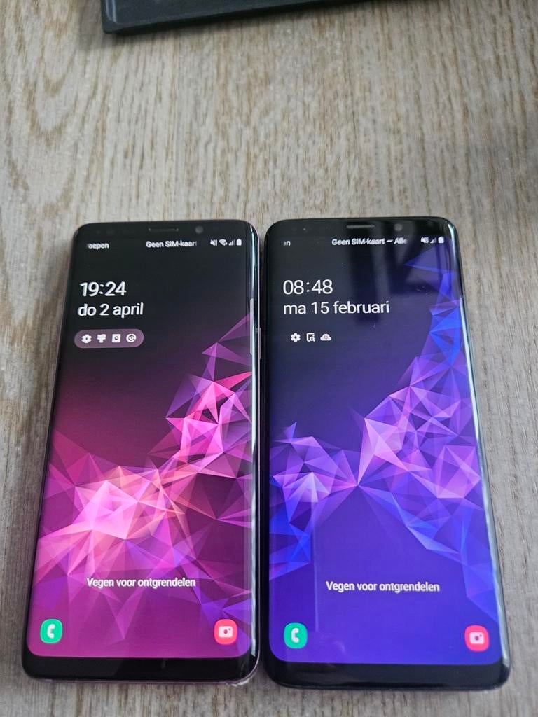 Samsung galaxy S 9 2 stuks, Telecommunicatie, Mobiele telefoons | Samsung, Paars, Ophalen of Verzenden, 64 GB, Zonder simlock