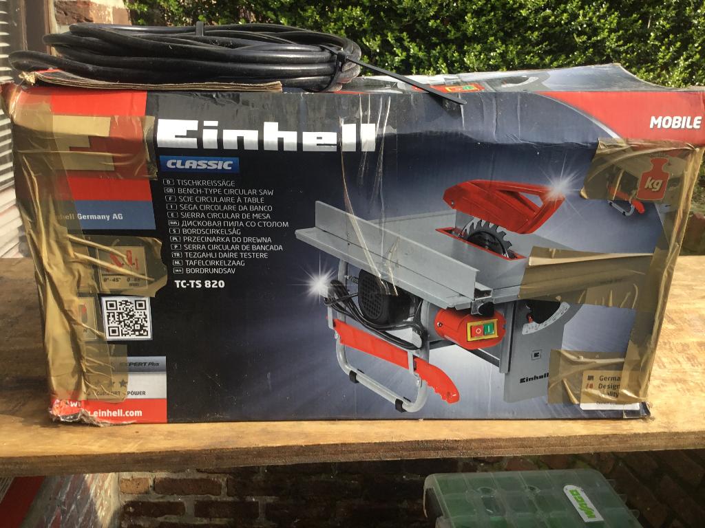 Einhell machines, zowel 240 V als accu, Ophalen of Verzenden, Afkortzaag