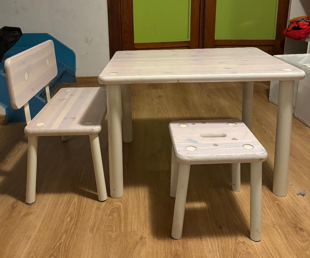 Table, banc et tabouret enfant Flexa, Enfants & Bébés, Enlèvement, Utilisé, Table(s) et Chaise(s)