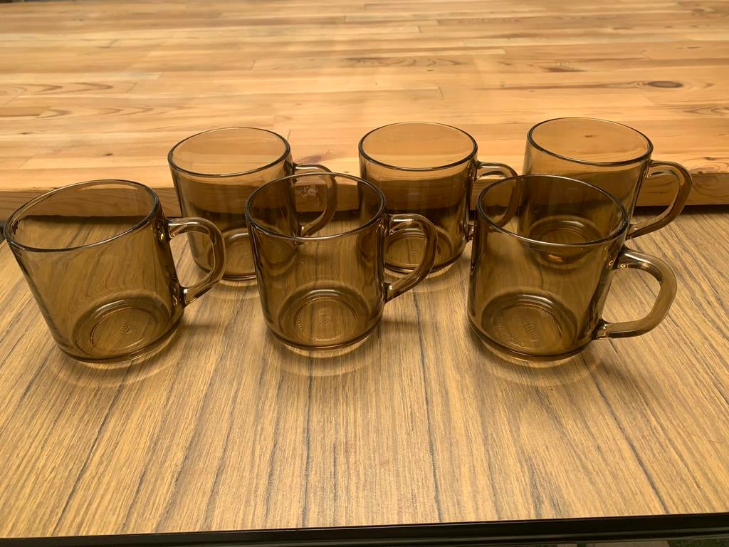 Arcoroc theeglazen rookglas, Ophalen, Gebruikt