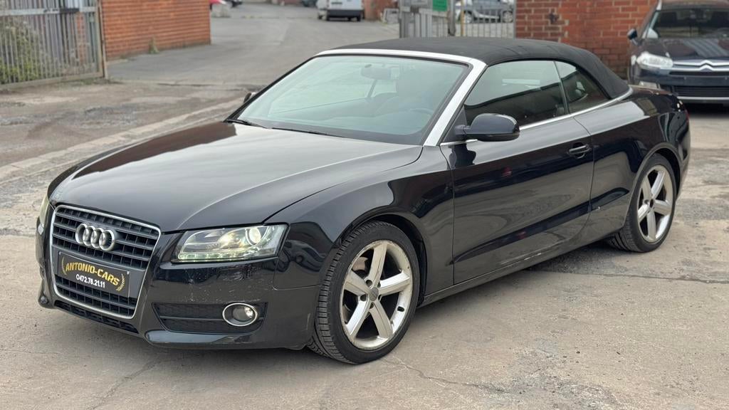 Audi A5 Cabriolet BANG-OLUFSEN 2.7TDI EURO-5 200.000Km, Auto's, Automaat, Euro 5, Cabriolet, Zwart