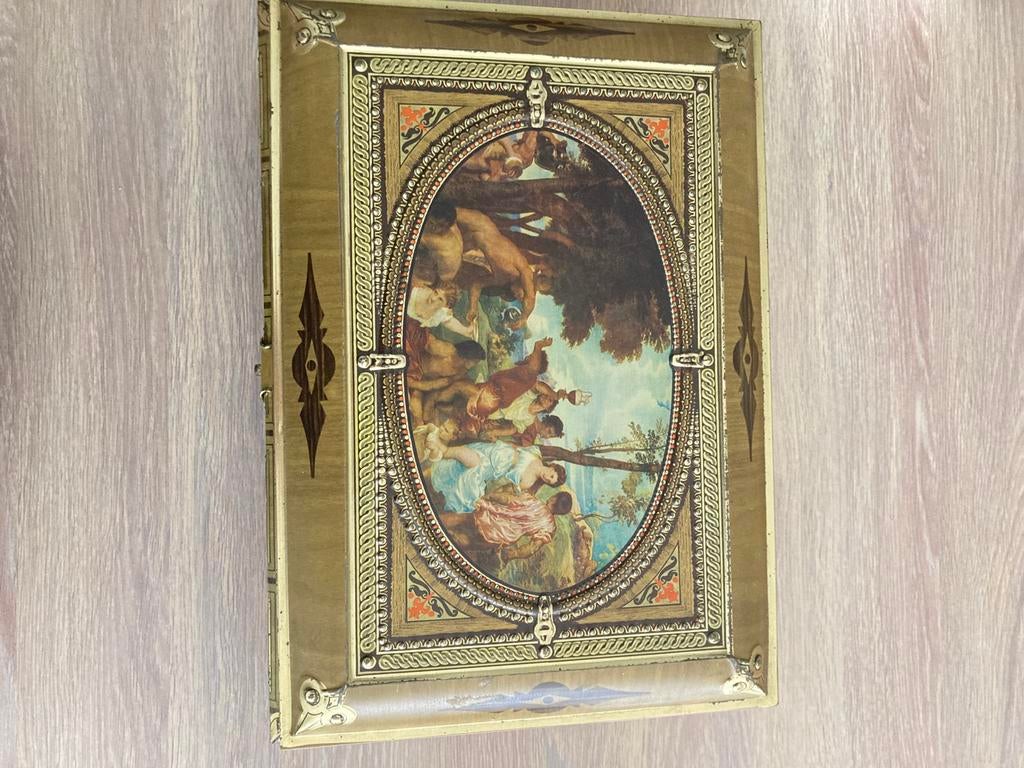 Prachtige vintage blikken koekjesdoos doos GBS BELGIË, Verzamelen, Ophalen of Verzenden