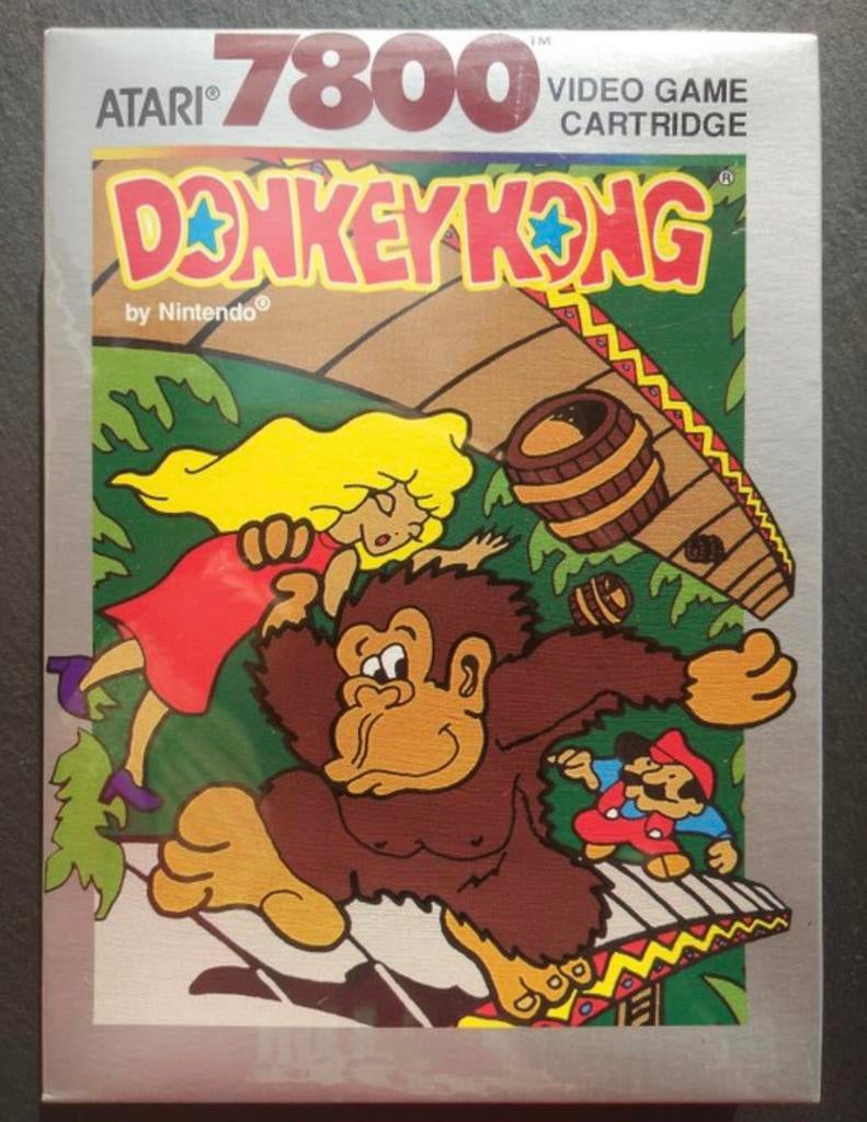 Atari 7800 Donkey Kong (1988) – Nintendo, Games en Spelcomputers, Games | Nintendo Game Boy, Zo goed als nieuw, Ophalen