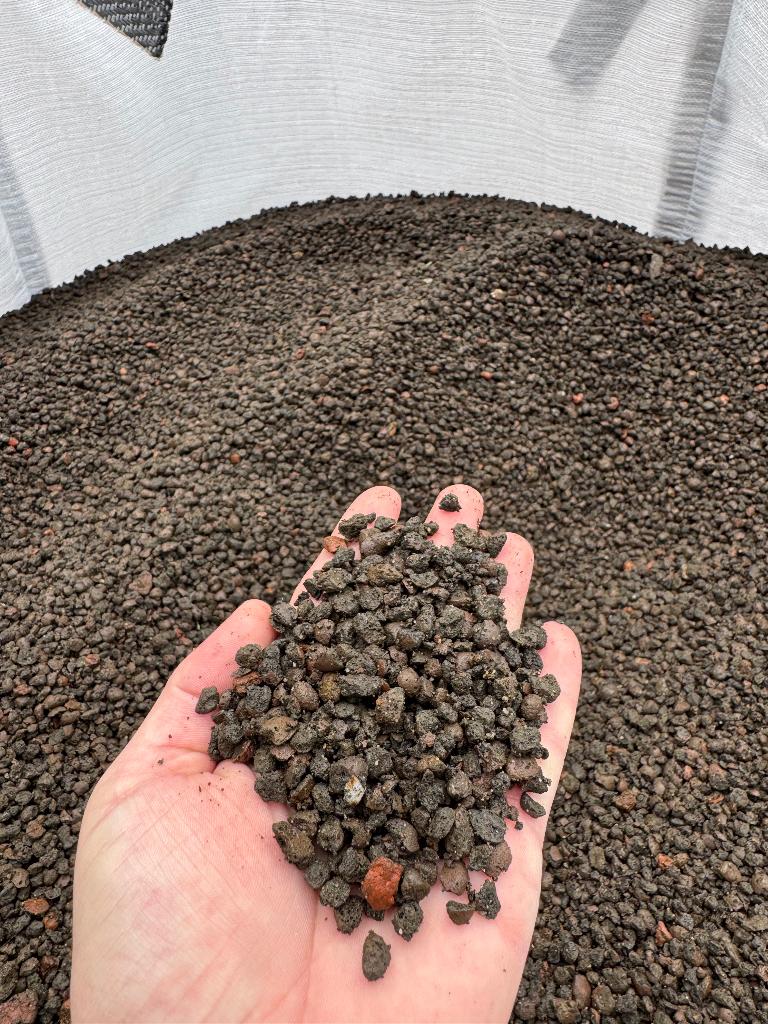 Lava split 8-16mm, Ophalen, Gebruikt