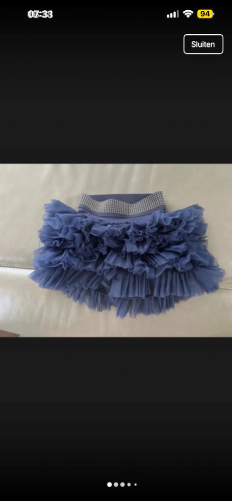 Monnalisa donkerblauwe rok, Ophalen, Zo goed als nieuw