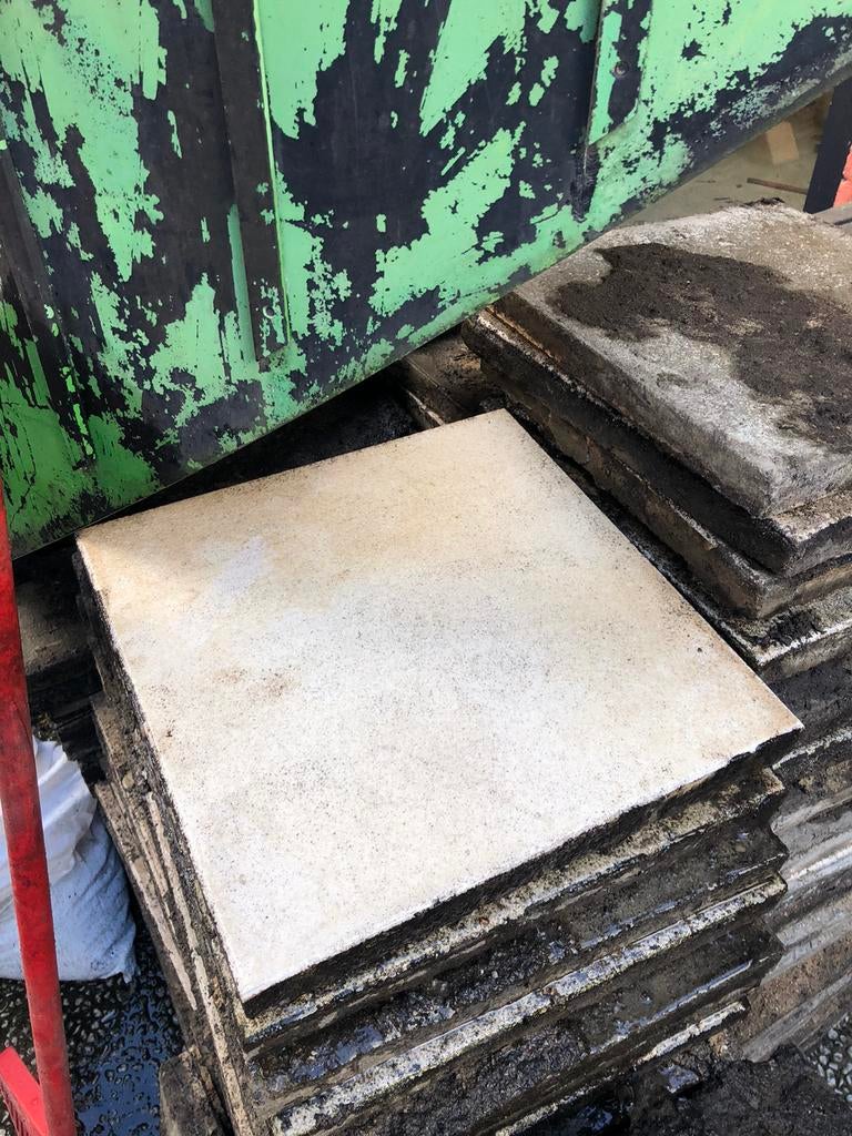 Terrastegels creme kleur 18m2, Ophalen, Zo goed als nieuw, 10 m² of meer, Beton