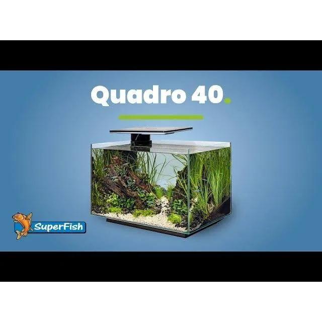 Aquarium Superfish, 40 litres, blanc. Il n'a que 6 mois !, Enlèvement, Comme neuf, Éclairage ou Chauffage