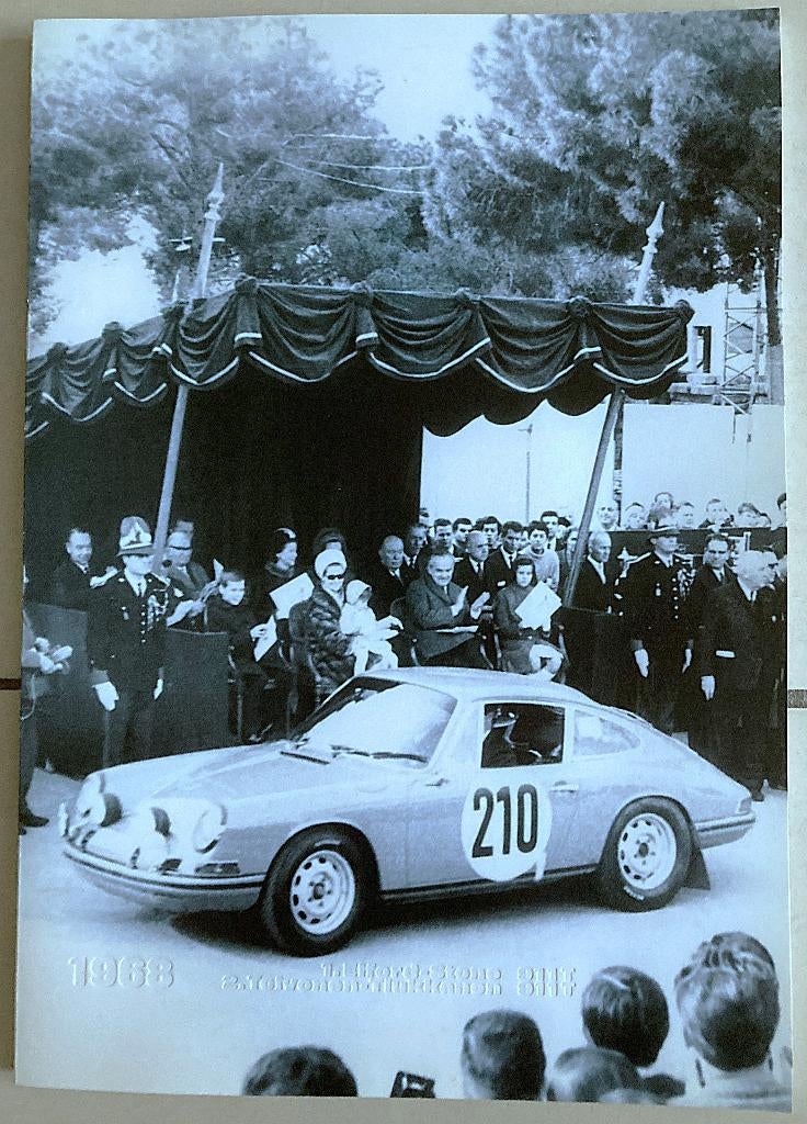 Bloc-notes Porsche (ca 2005); couverture: photo 911 T rallye, Collections, Envoi, Utilisé, Voitures