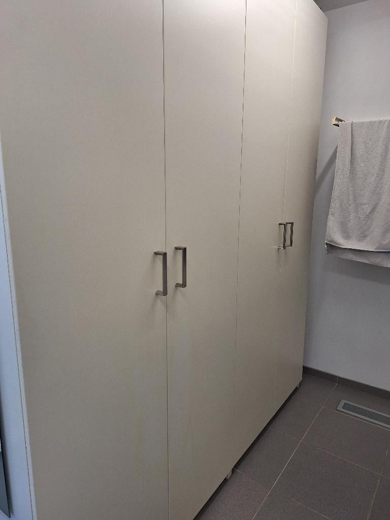IKEA PAX kast – 4 deuren - wit, Huis en Inrichting, Kasten | Kleerkasten, Ophalen, Met deur(en), Gebruikt, 200 cm of meer