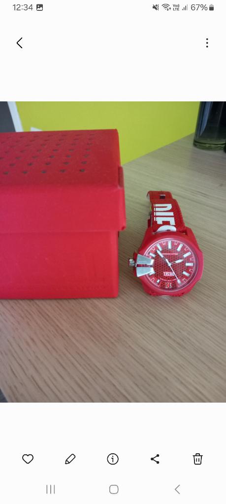 Diesel horloge, Ophalen, Zo goed als nieuw, Polshorloge, Overige merken