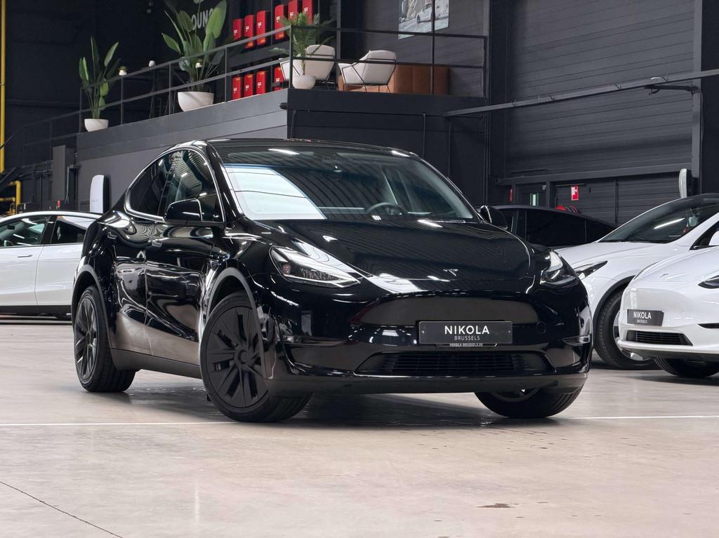 Tesla Model Y LONG RANGE - ALL WHEEL DRIVE - HIGHWAY AUTOPIL, Auto's, Zwart, Zwart, 5 zetels, USB