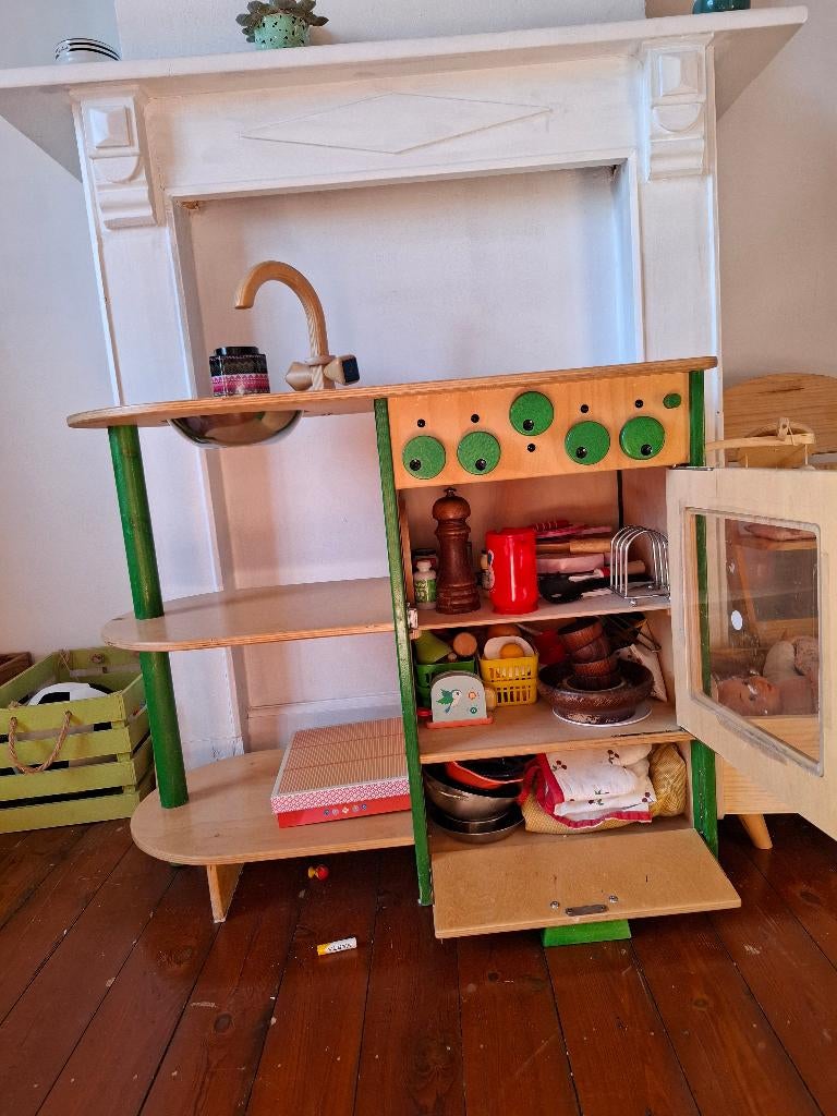Speelgoedkeukentje, Ophalen, Gebruikt, Hout, Speelkeuken