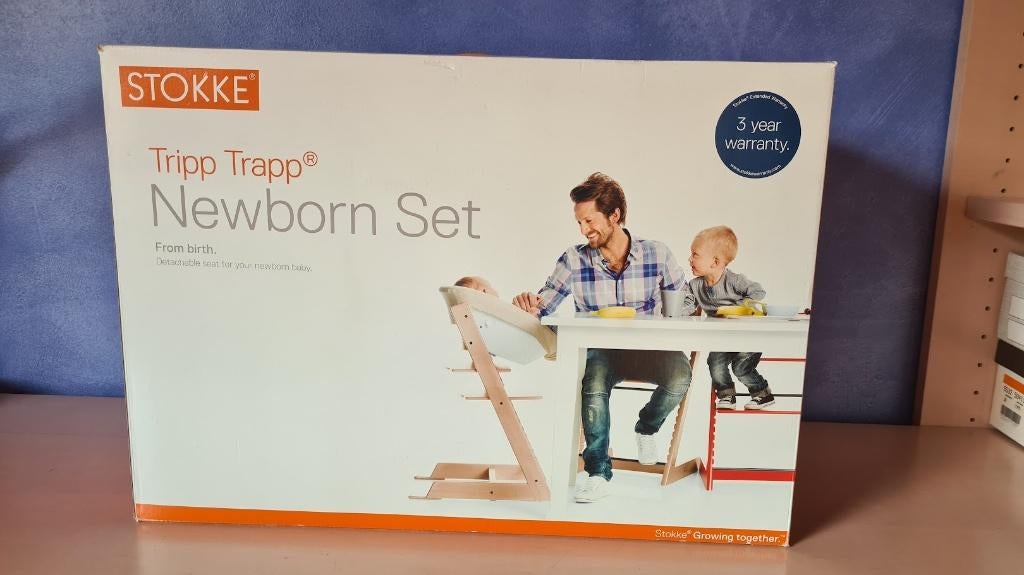 Stokke Tripp Trapp Newborn, Kinderen en Baby's, Ophalen, Gebruikt, Meegroeistoel, Stoelverkleiner