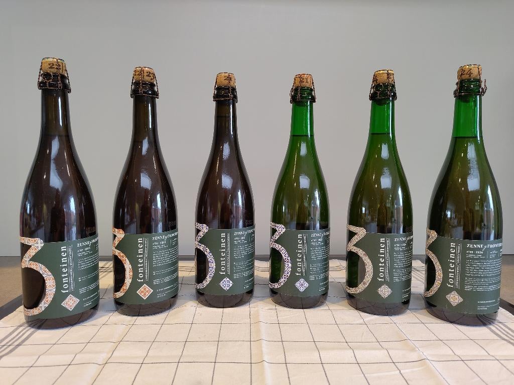 6x 3 Fonteinen Zenne y Frontera ‘21-’22 / ‘22-’23 / ‘23-’24, Verzenden, Nieuw, Flesje(s), Overige merken