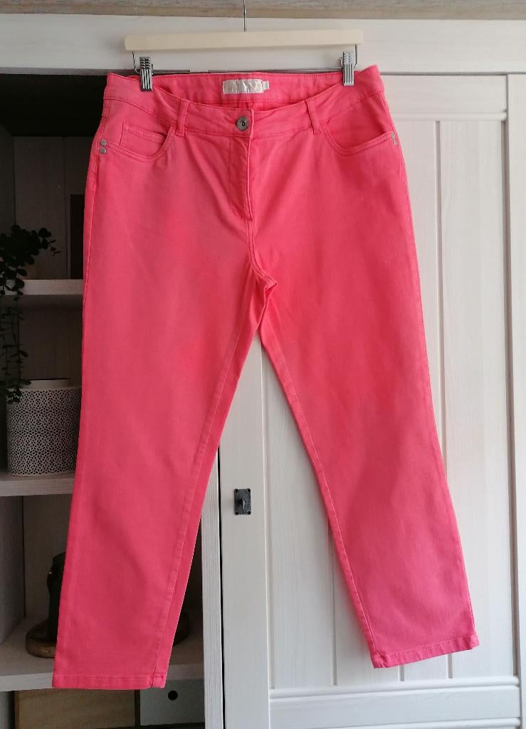 Broek van Liberty Island,maat 44, Kleding | Dames, Broeken en Pantalons, Maat 42/44 (L), Oranje, Zo goed als nieuw, Driekwart