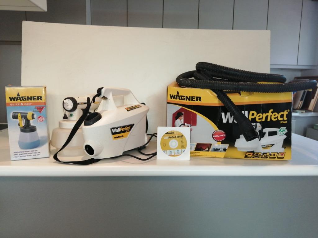 Verfspuit WAGNER  W665 + extra spuitopzet, Bricolage & Construction, Enlèvement, Utilisé