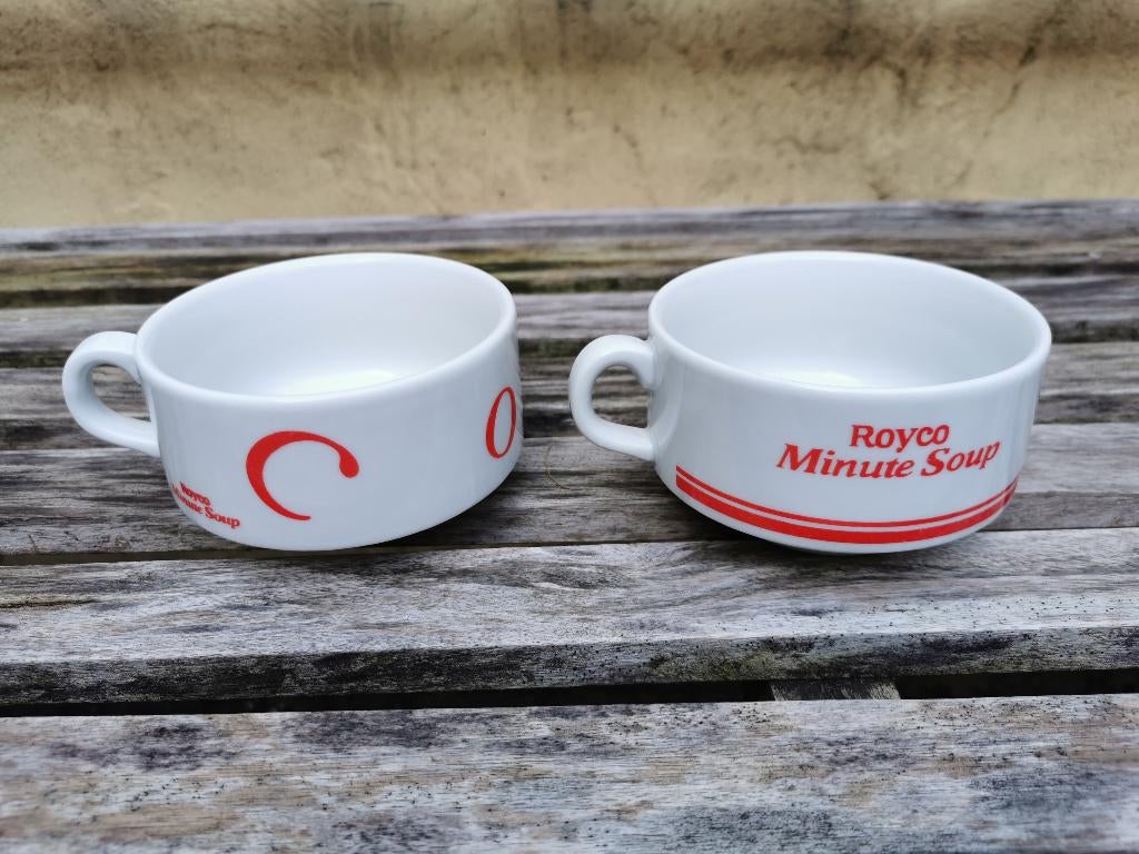 Royco soeptassen soepkommen, Maison & Meubles, Cuisine | Vaisselle, Enlèvement ou Envoi, Comme neuf, Céramique, Tasse(s) et/ou soucoupe(s)