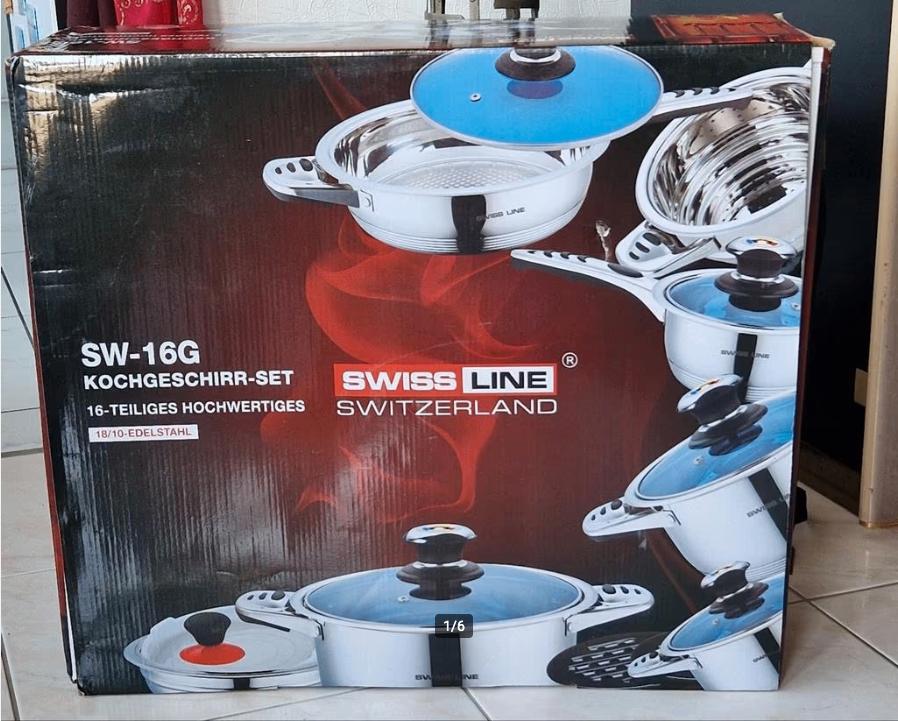 batterie cuisine, Neuf, Inox, Enlèvement ou Envoi, Plaque céramique