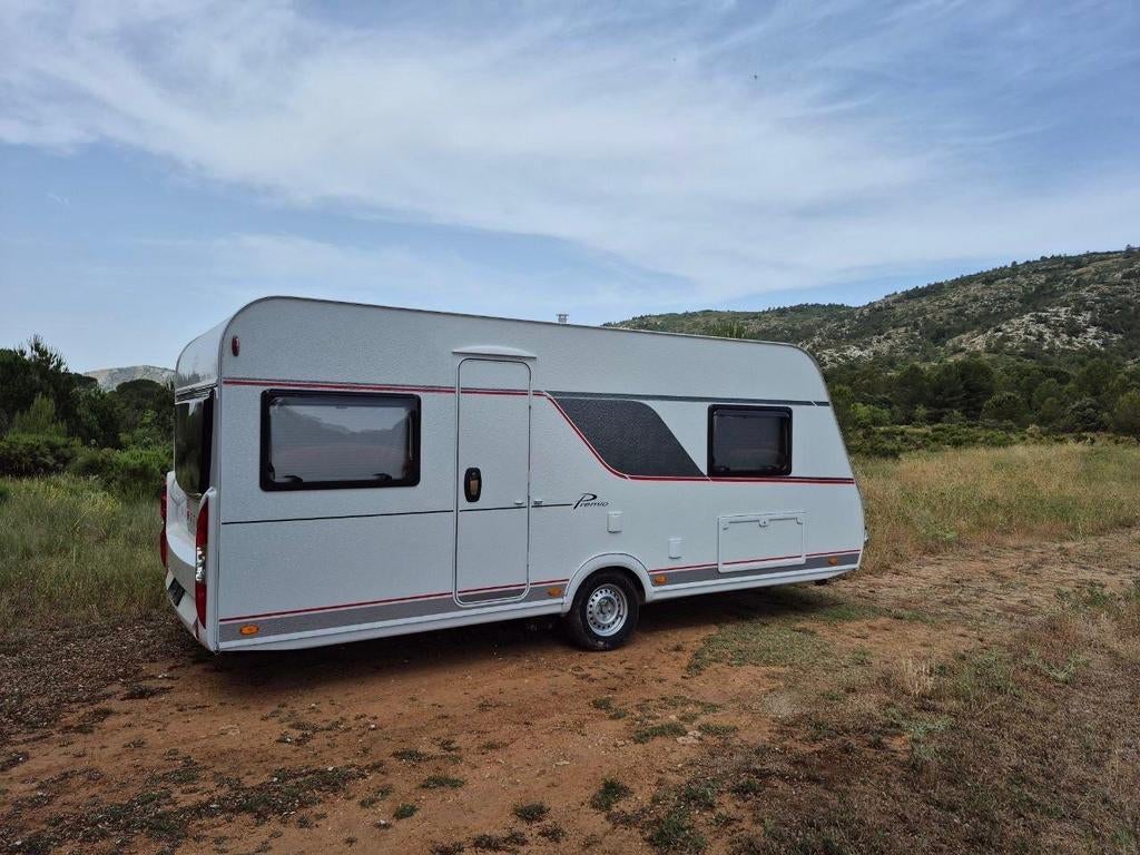 Caravan Bürstner premio, Caravanes & Camping, Caravanes, Grand lit, Mover, Particulier, Bürstner