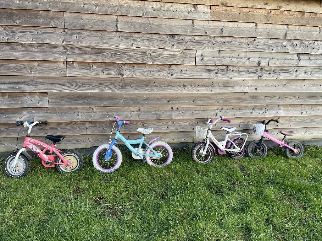 Kinderfietsen, Fietsen en Brommers, Ophalen, Gebruikt, Minder dan 16 inch, Zijwieltjes
