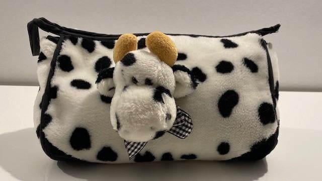 Toilettas met koeprint, Handtassen en Accessoires, Toilettassen, Ophalen of Verzenden, Nieuw, Wit, Jongen of Meisje