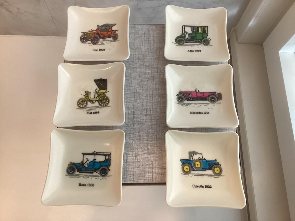 Zes schaaltjes cogebi ornamin., Ophalen of Verzenden, Zo goed als nieuw