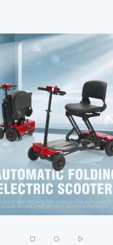 scooter électrique intelligente Scooter pliable, Enlèvement ou Envoi, Pliant, Neuf, Fauteuil roulant électrique