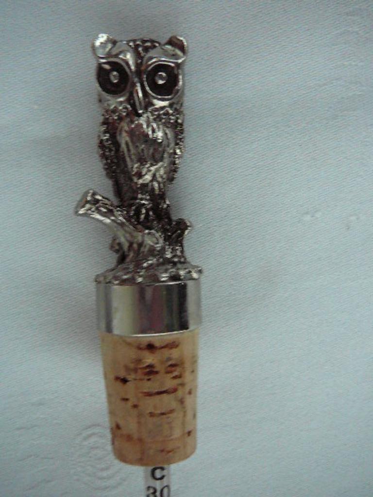 wijn thermometer met stop uil nieuw in etui lengte 20 cm, Ophalen of Verzenden, Zo goed als nieuw, Overige materialen, Los bestek