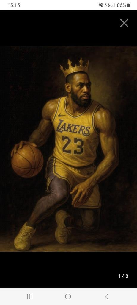 Lebron James giclée kunstwerk, Verzamelen, Ophalen of Verzenden, Nieuw