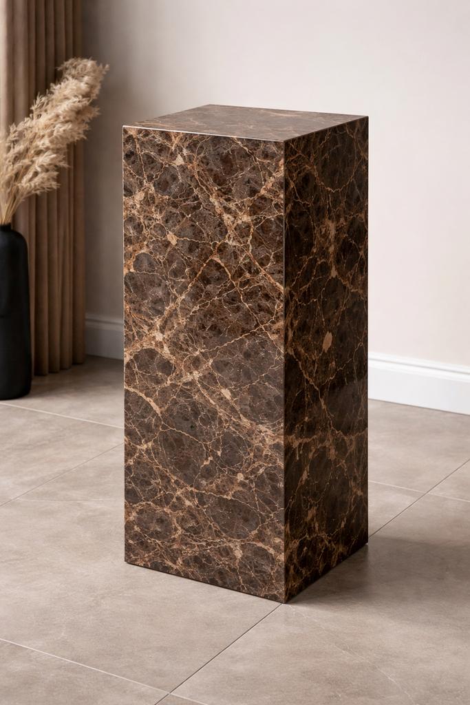 Marmer zuil Emperador, Enlèvement ou Envoi, Comme neuf