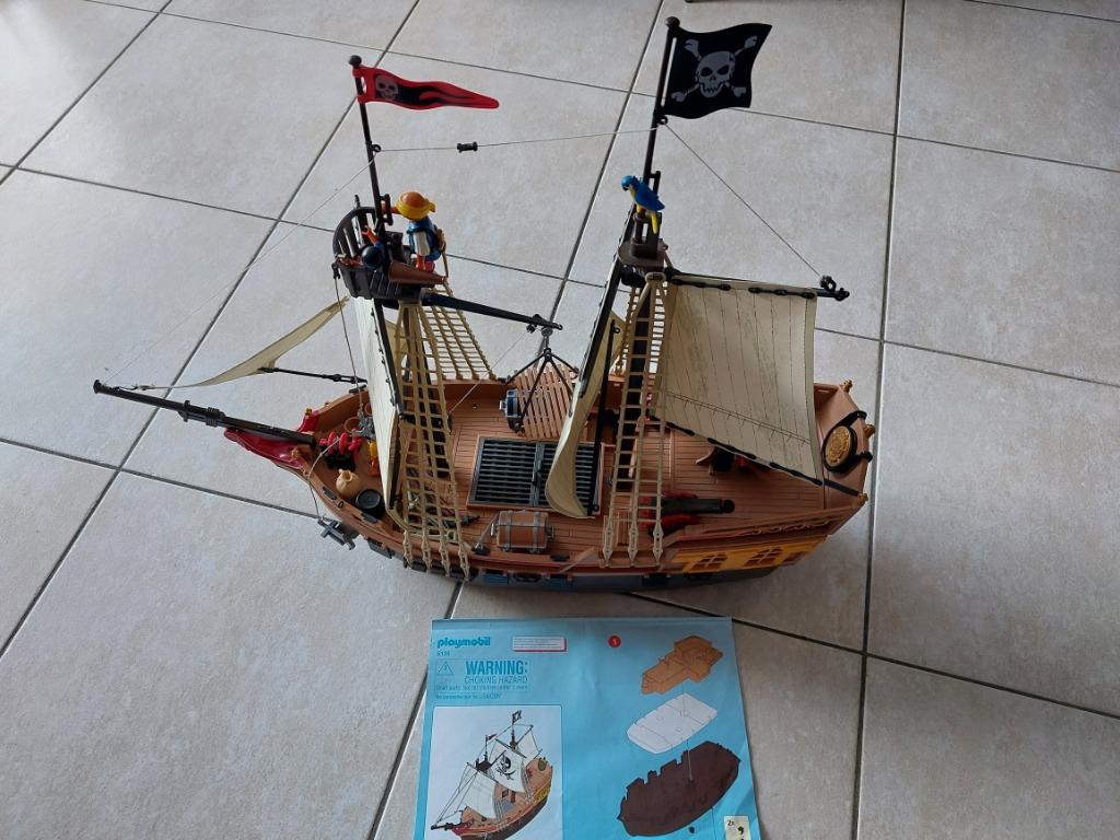 Playmobil 5135 - Bateau pirates, Enlèvement, Comme neuf, Ensemble complet