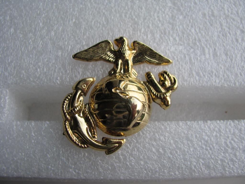 Insigne de casquette US marines corps 39-45, Envoi