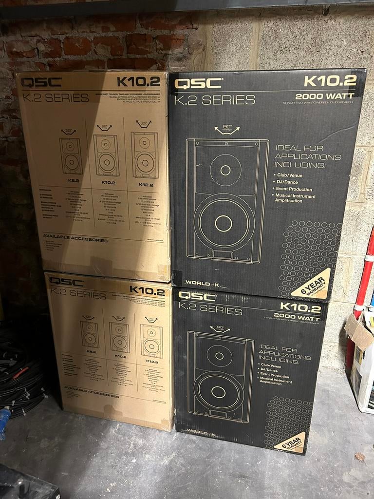 Qsc k10.2 haut parleur sono event dj bar, Audio, Tv en Foto, Luidsprekerboxen, Ophalen