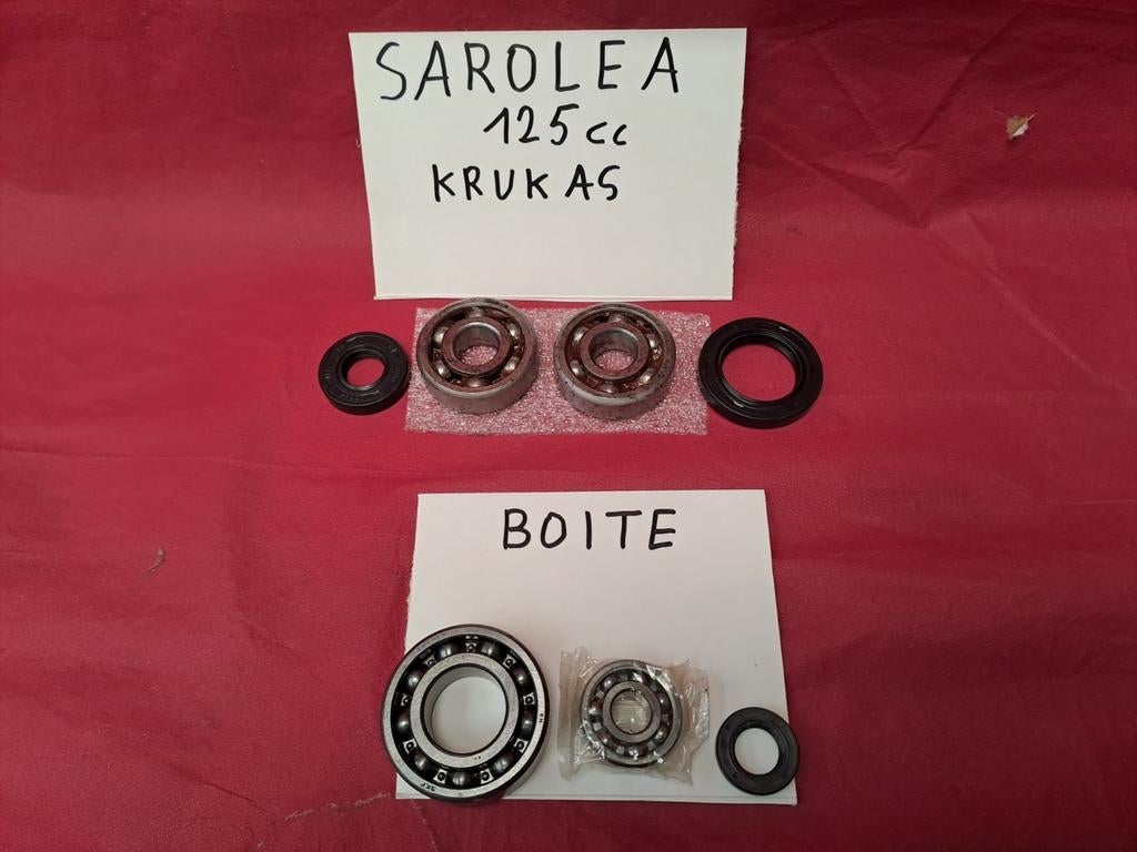 Roulements et joints de vilebrequin et boite Sarolea 125 cc, Enlèvement ou Envoi