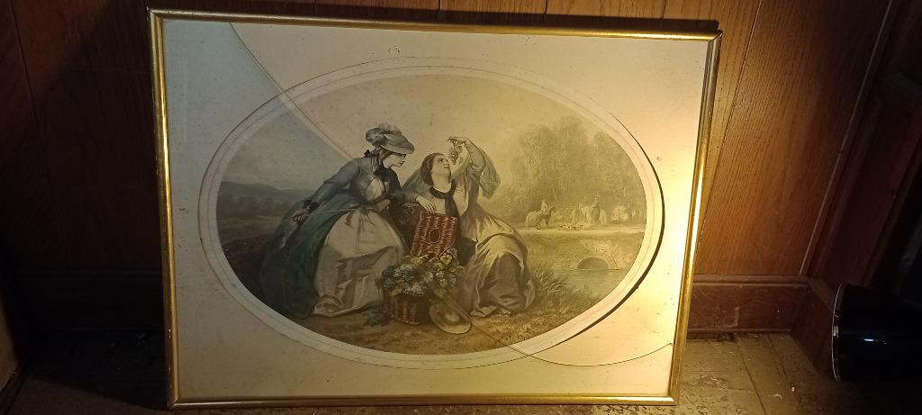 Gravure 70x52, n285, Antiek en Kunst, Ophalen