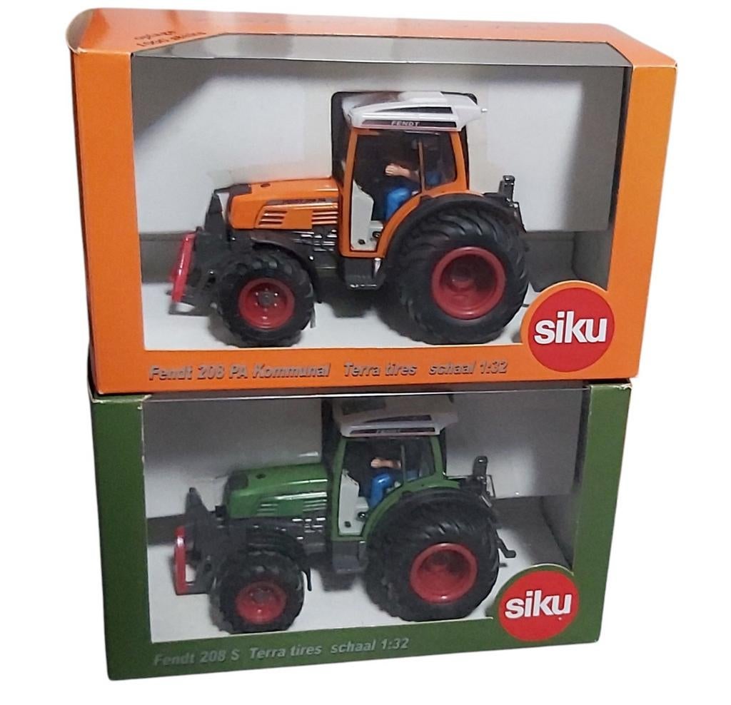 Siku Fendt 208 PA Kommunal en siku Fendt 208 S Terra tires, Hobby en Vrije tijd, Modelauto's | 1:32, Ophalen of Verzenden, Nieuw