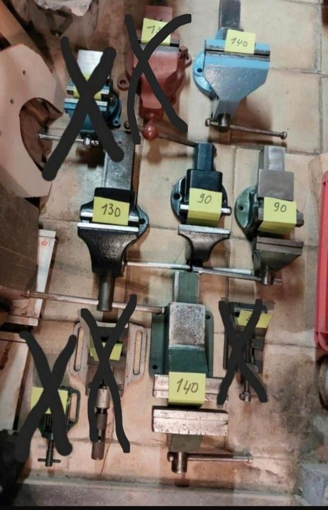 Bankschroef bankvijs, Ophalen of Verzenden, Gebruikt, Bankschroef