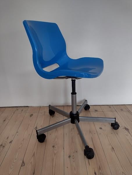Chaise de bureau (Ikea), Enlèvement, Utilisé, Bleu, Chaise de bureau