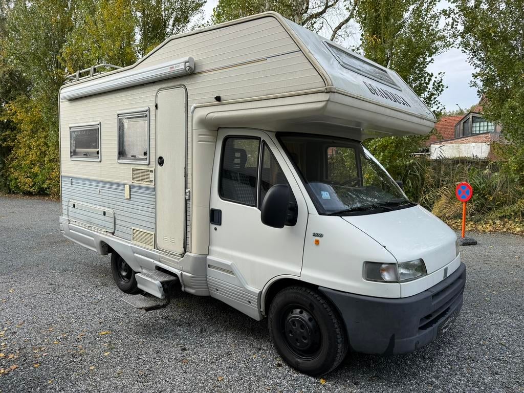 Fiat Ducato Camper Mobilhome 2.5 TDi 134.000 KM - Airco 3prs, Integraal, Chemisch toilet, Fiat, Douche